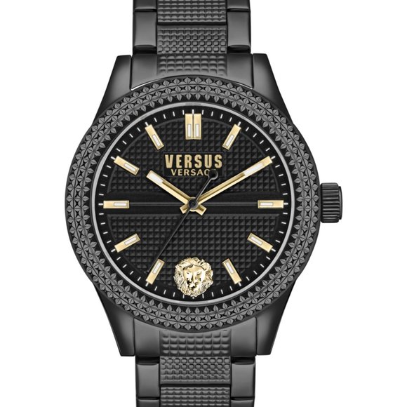 Versace Black 38mm Men's Watch New With Box